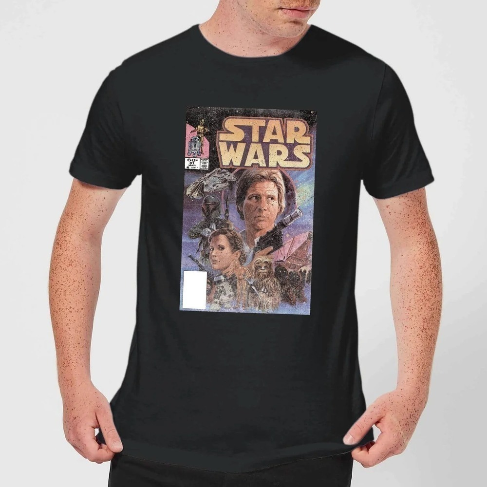 STAR WARS Classic Comic Book Cover Retro Fan Graphic Unisex T-Shirt
